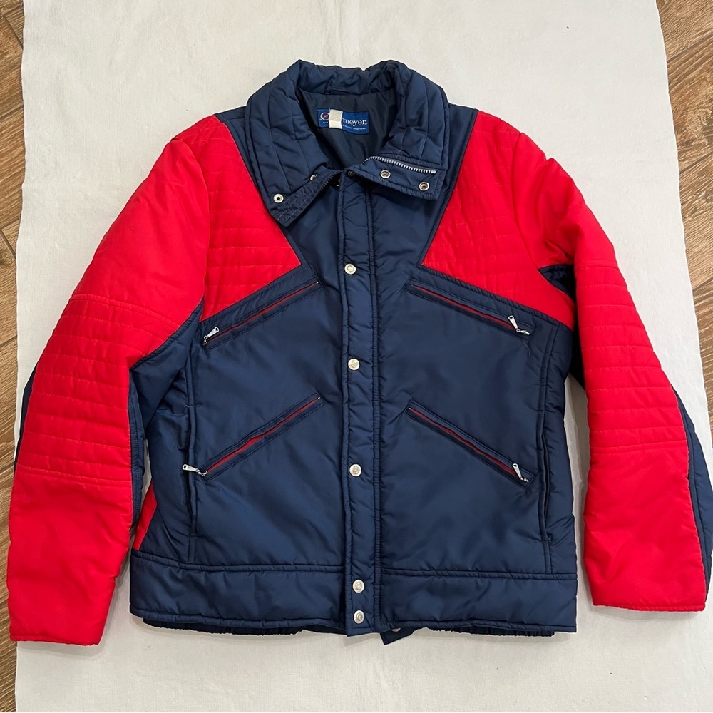 Obermeyer Navy and Red Ski Jacket